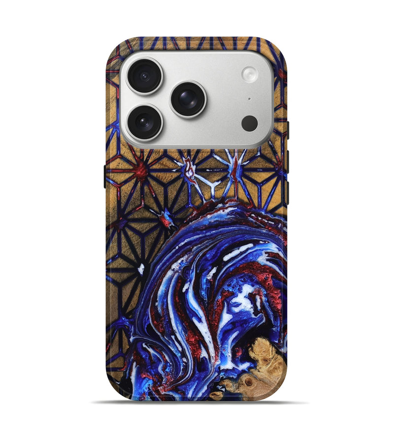 iPhone 17 Pro Wood Live Edge Phone Case - Frank (Merica, 820492)
