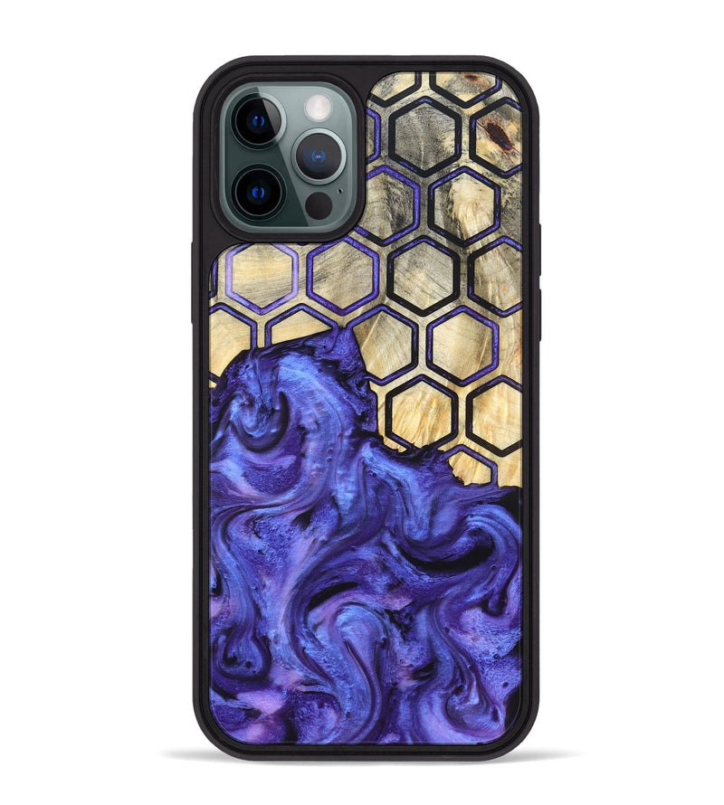 iPhone 12 Pro Max Wood Phone Case - Ivanna (Pattern, 820494)