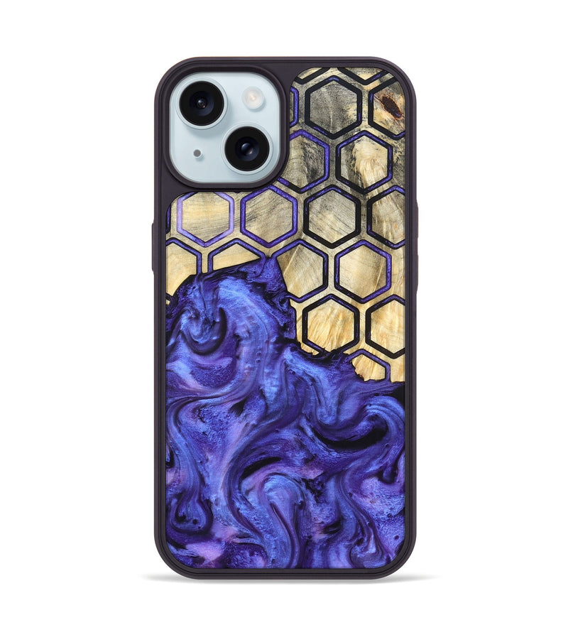 iPhone 15 Wood Phone Case - Ivanna (Pattern, 820494)