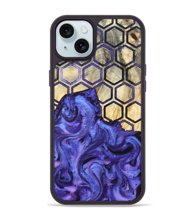 iPhone 15 Plus Wood Phone Case - Ivanna (Pattern, 820494)