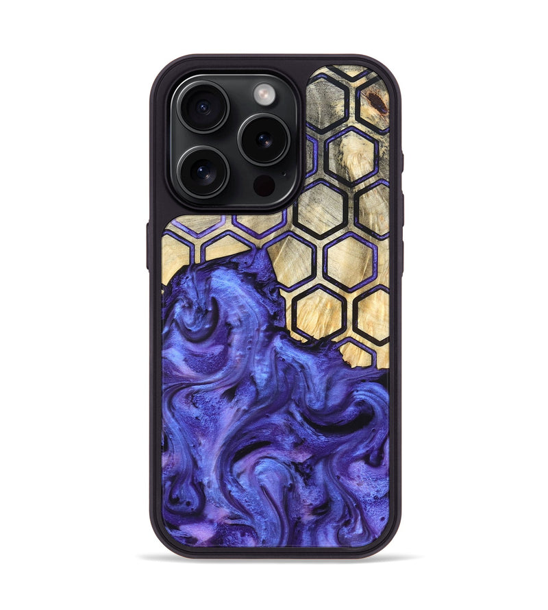 iPhone 15 Pro Wood Phone Case - Ivanna (Pattern, 820494)