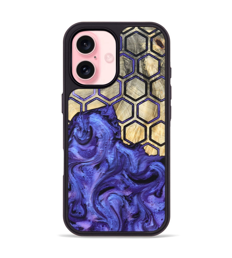 iPhone 16 Wood Phone Case - Ivanna (Pattern, 820494)