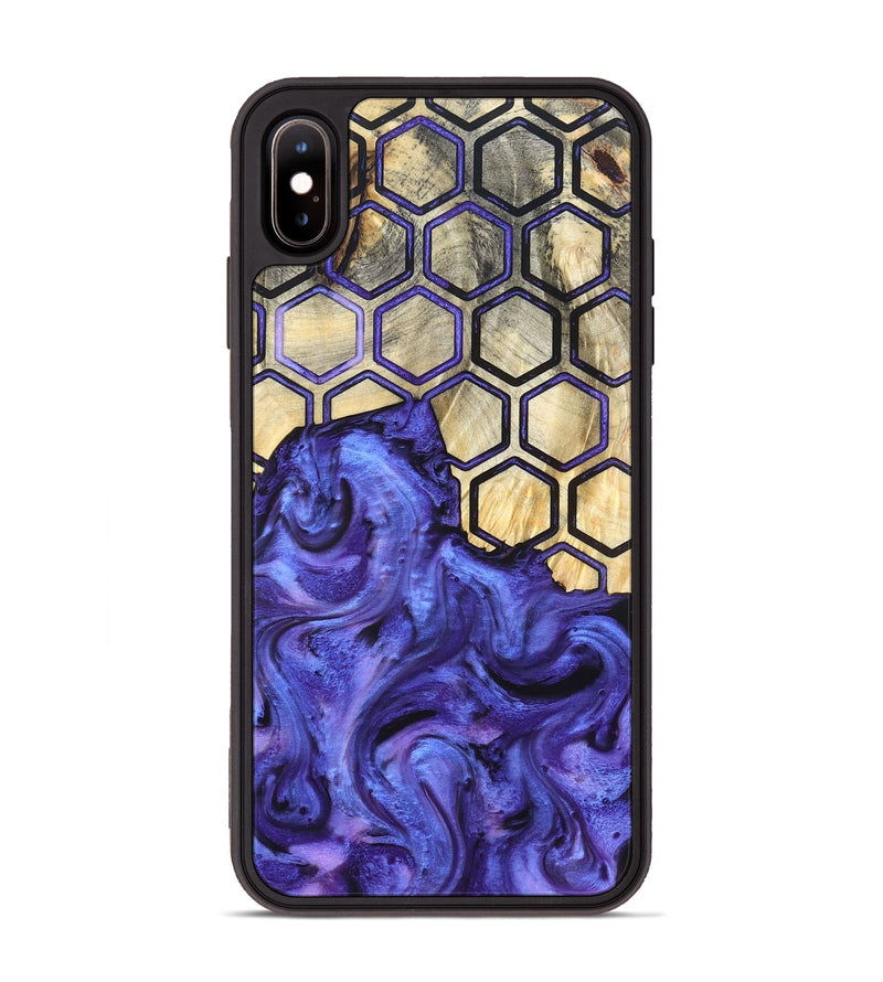 iPhone Xs Max Wood Phone Case - Ivanna (Pattern, 820494)