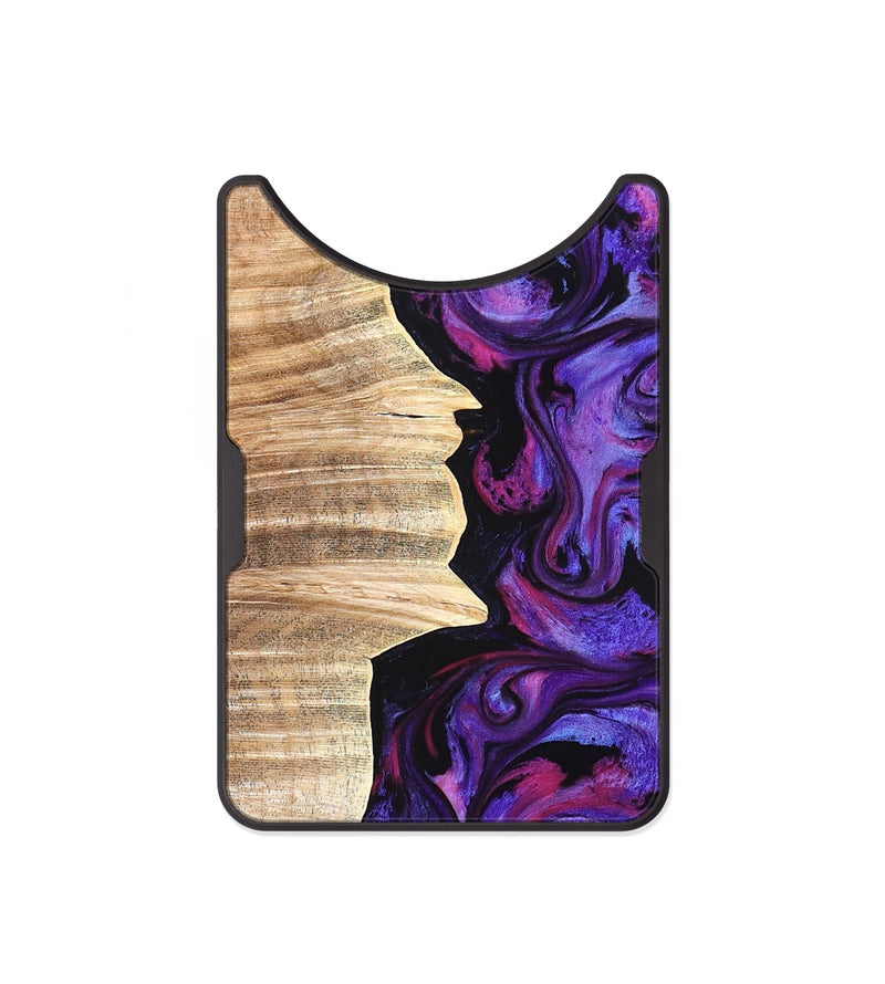 Alloy Wood Wallet - Ariana (Purple, 820495)