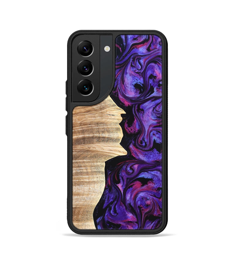 Galaxy S22 Wood Phone Case - Ariana (Purple, 820495)