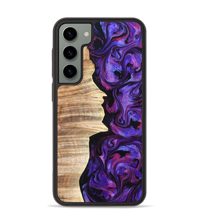 Galaxy S23 Plus Wood Phone Case - Ariana (Purple, 820495)