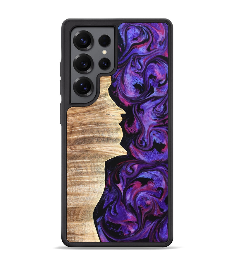 Galaxy S25 Ultra Wood Phone Case - Ariana (Purple, 820495)