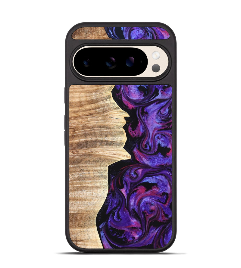 Pixel 10 Pro Wood Phone Case - Ariana (Purple, 820495)