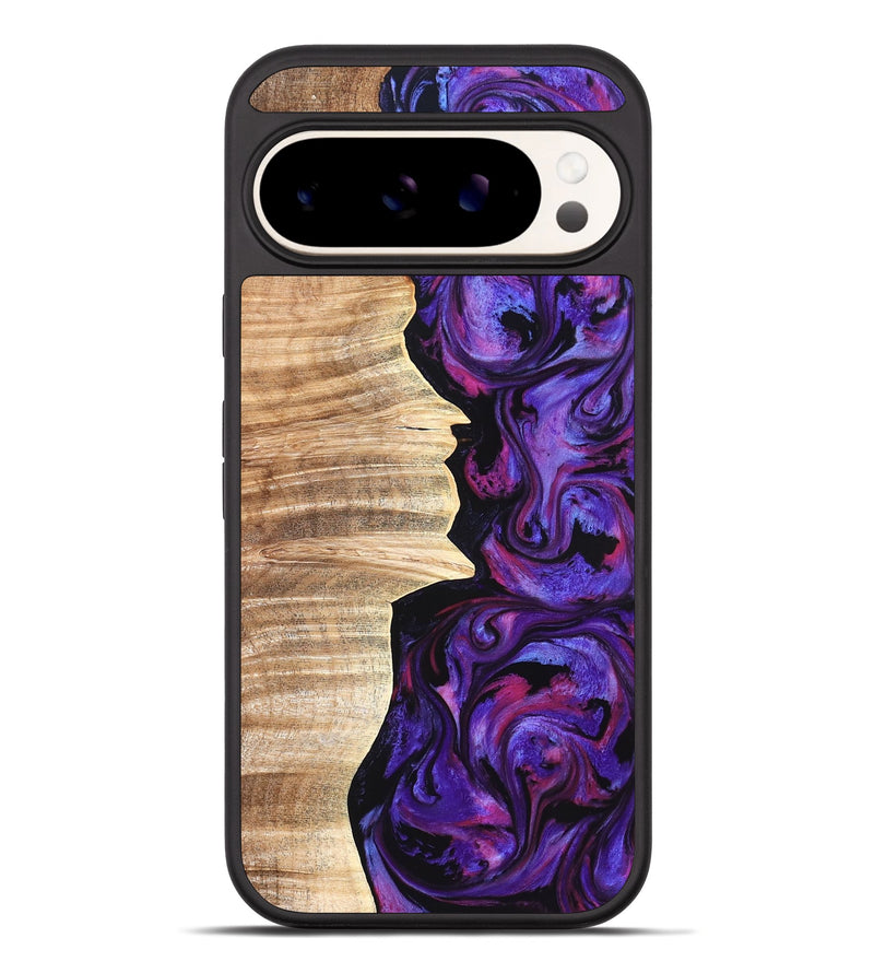 Pixel 10 Pro XL Wood Phone Case - Ariana (Purple, 820495)