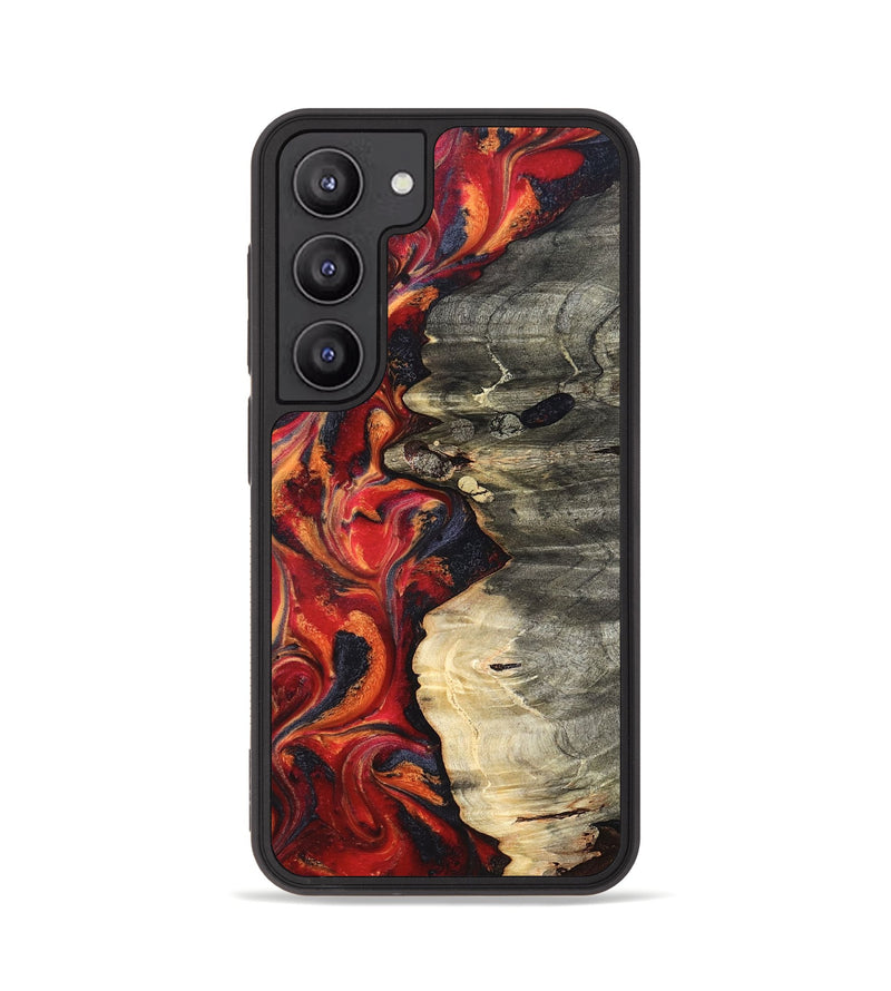 Galaxy S23 Wood Phone Case - Nayely (Red, 820496)