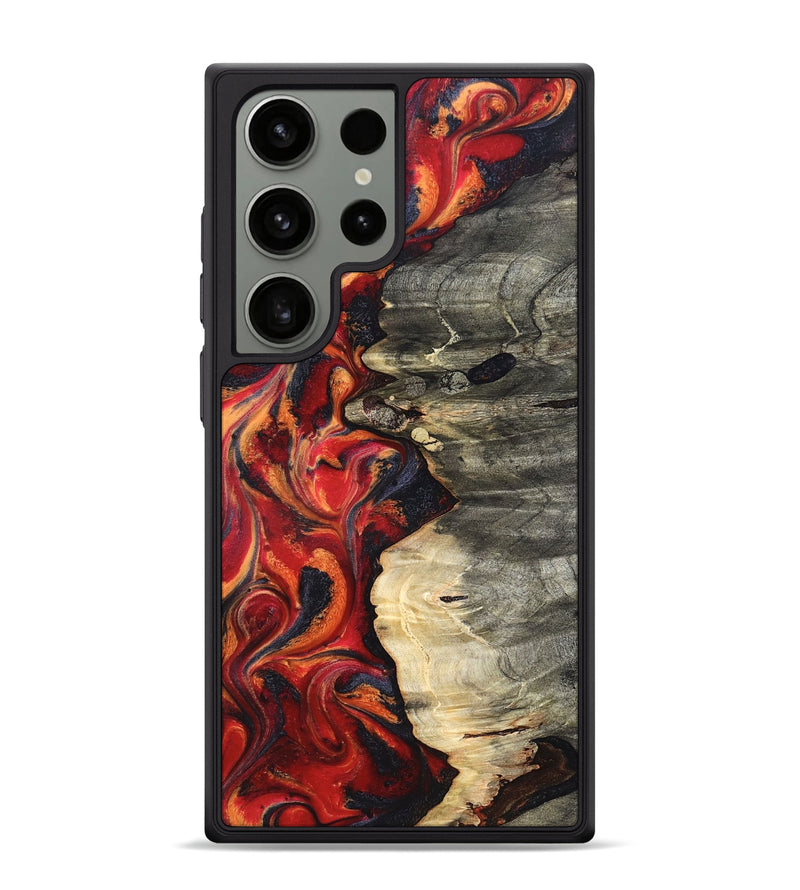 Galaxy S24 Ultra Wood Phone Case - Nayely (Red, 820496)