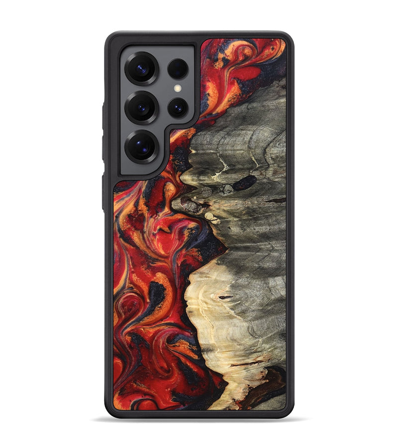 Galaxy S25 Ultra Wood Phone Case - Nayely (Red, 820496)