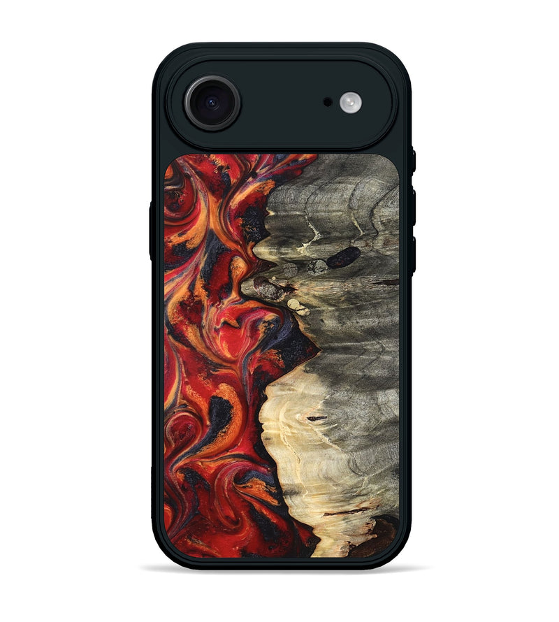 iPhone 17 Air Wood Phone Case - Nayely (Red, 820496)