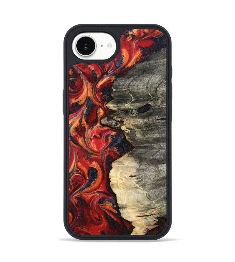 iPhone 17e Wood Phone Case - Nayely (Red, 820496)