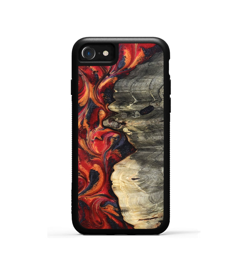 iPhone SE Wood Phone Case - Nayely (Red, 820496)