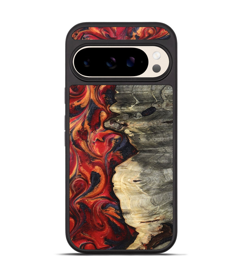 Pixel 10 Wood Phone Case - Nayely (Red, 820496)