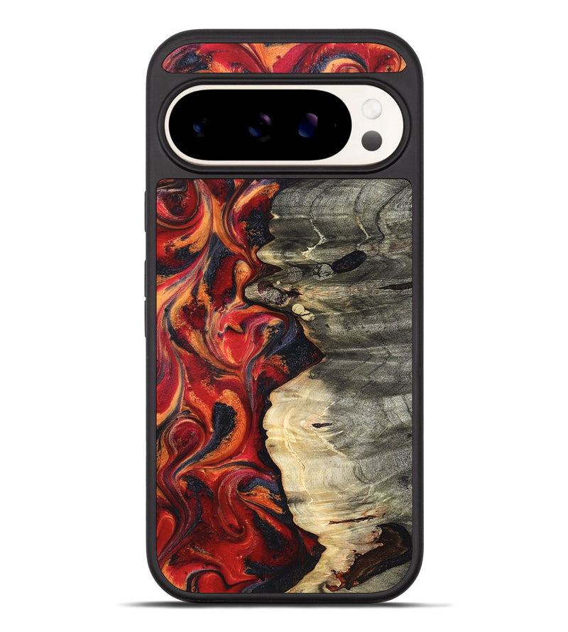 Pixel 10 Pro XL Wood Phone Case - Nayely (Red, 820496)