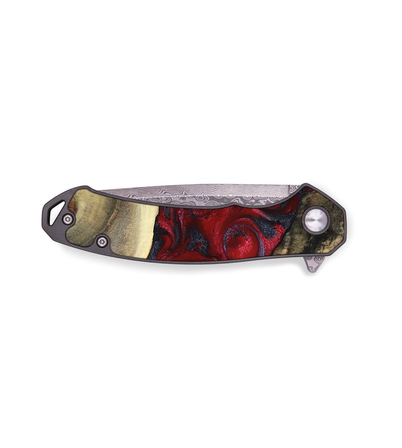EDC Wood Pocket Knife - Dion (Red, 820498)