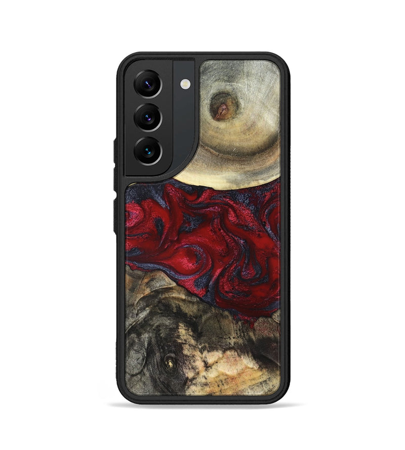 Galaxy S22 Wood Phone Case - Dion (Red, 820498)