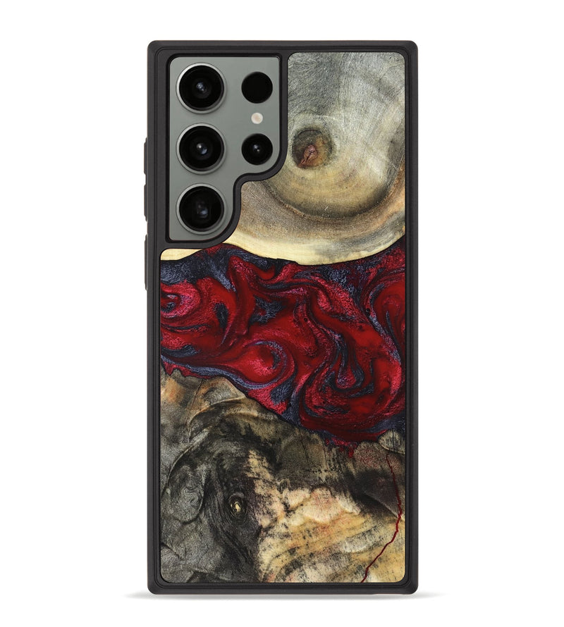 Galaxy S23 Ultra Wood Phone Case - Dion (Red, 820498)