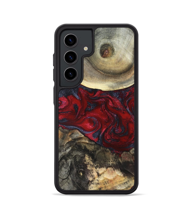 Galaxy S24 Wood Phone Case - Dion (Red, 820498)