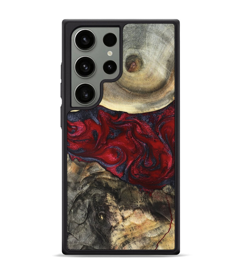 Galaxy S24 Ultra Wood Phone Case - Dion (Red, 820498)