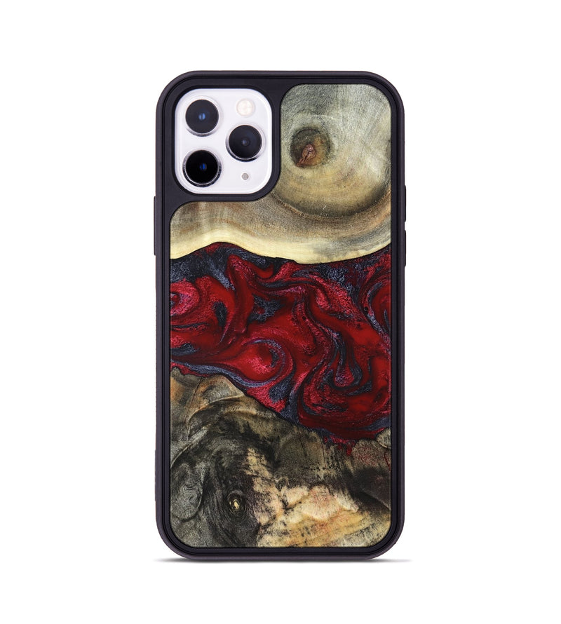 iPhone 11 Pro Wood Phone Case - Dion (Red, 820498)