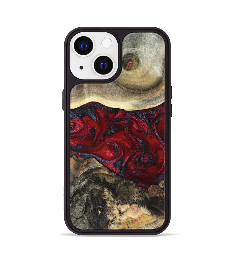 iPhone 13 Wood Phone Case - Dion (Red, 820498)
