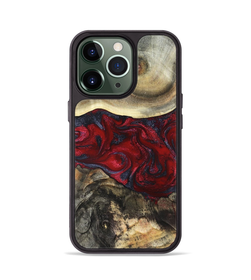 iPhone 13 Pro Wood Phone Case - Dion (Red, 820498)