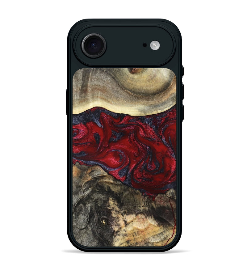 iPhone 17 Air Wood Phone Case - Dion (Red, 820498)