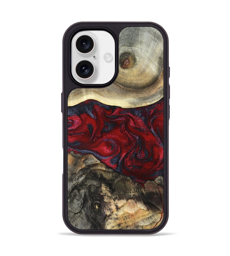 iPhone 17 Wood Phone Case - Dion (Red, 820498)