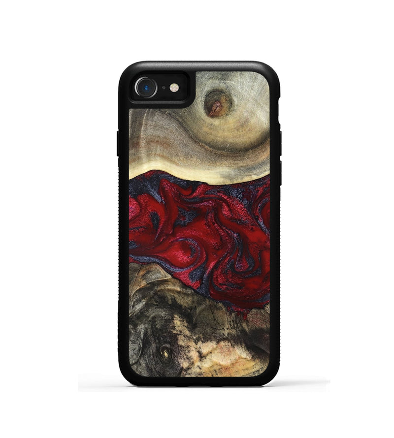 iPhone SE Wood Phone Case - Dion (Red, 820498)