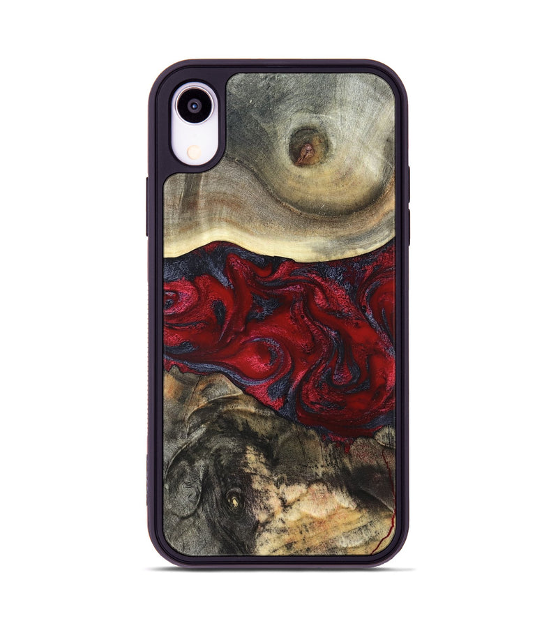 iPhone Xr Wood Phone Case - Dion (Red, 820498)