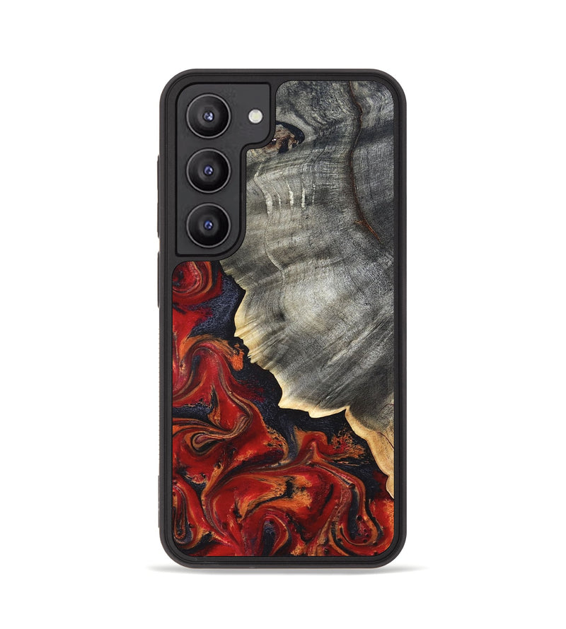 Galaxy S23 Wood Phone Case - Lamar (Red, 820499)