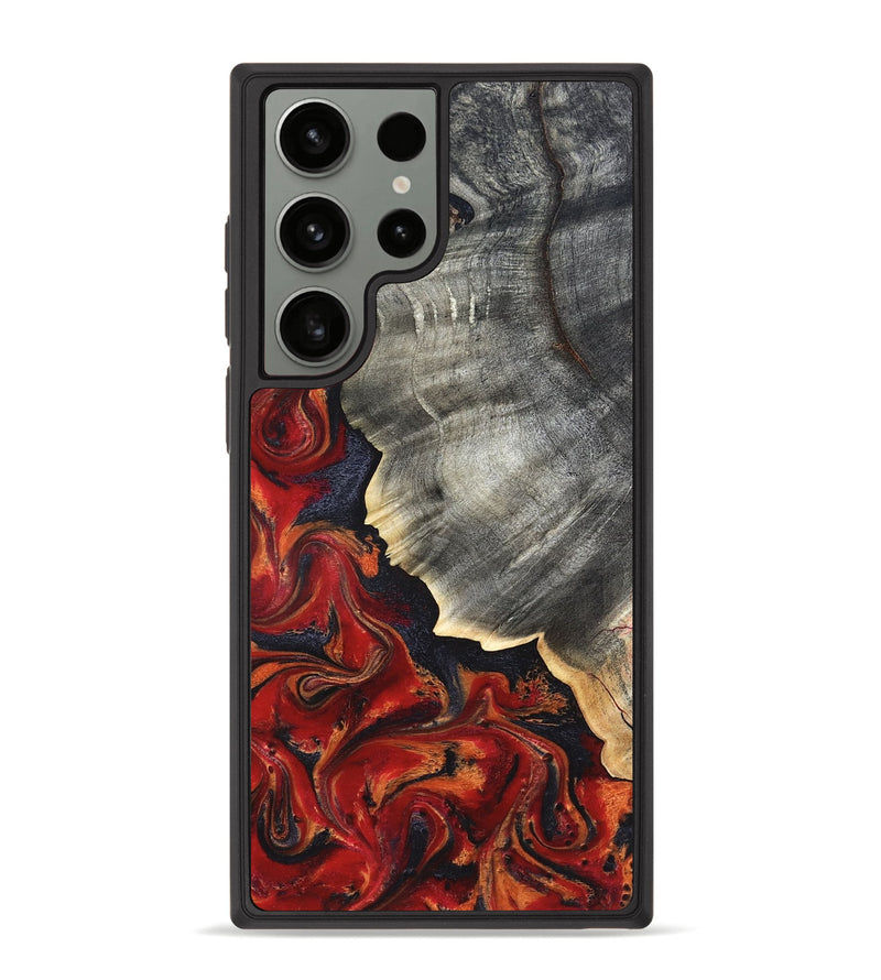 Galaxy S23 Ultra Wood Phone Case - Lamar (Red, 820499)