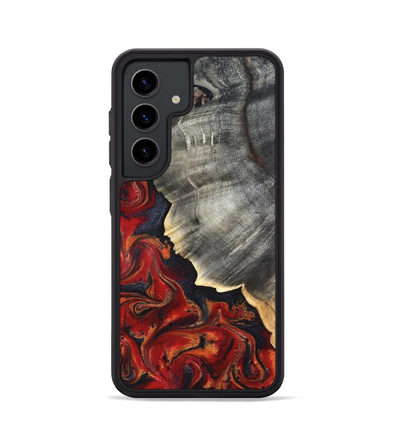 Galaxy S24 Wood Phone Case - Lamar (Red, 820499)