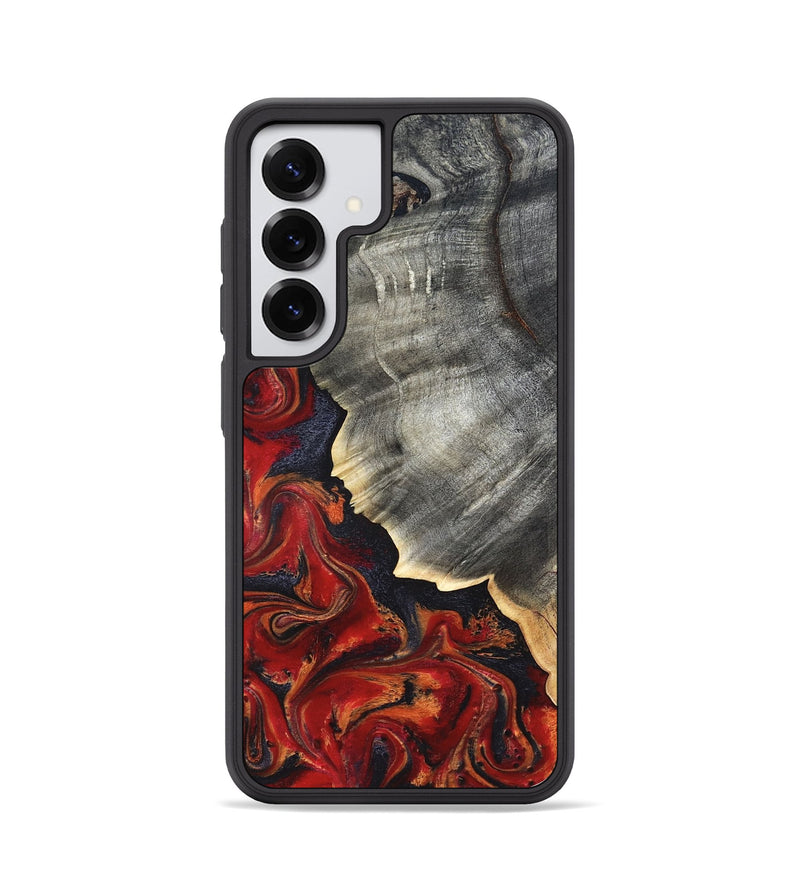 Galaxy S25 Wood Phone Case - Lamar (Red, 820499)