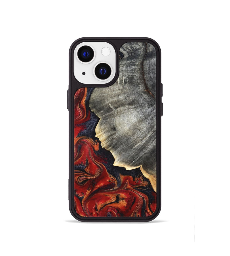 iPhone 13 mini Wood Phone Case - Lamar (Red, 820499)