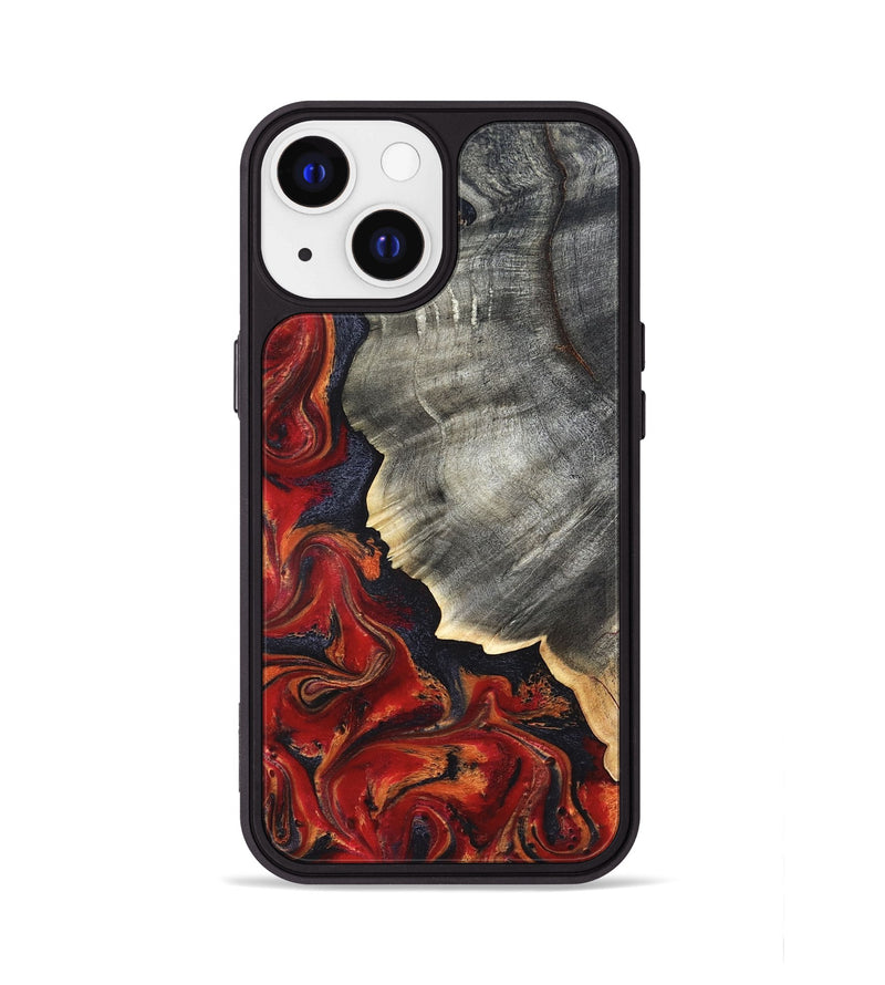 iPhone 13 Wood Phone Case - Lamar (Red, 820499)