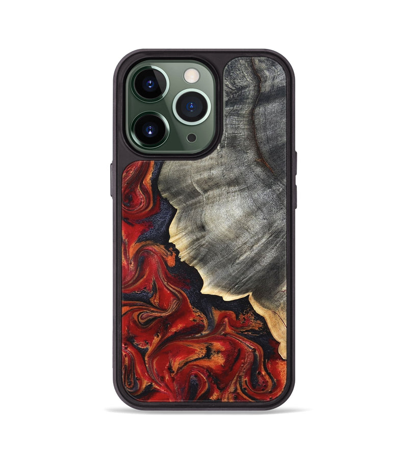 iPhone 13 Pro Wood Phone Case - Lamar (Red, 820499)