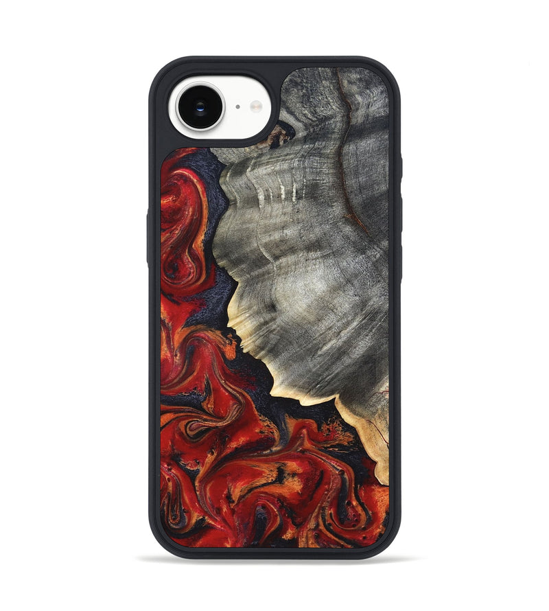 iPhone 16e Wood Phone Case - Lamar (Red, 820499)