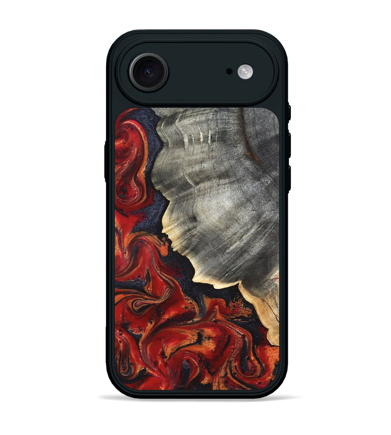 iPhone 17 Air Wood Phone Case - Lamar (Red, 820499)