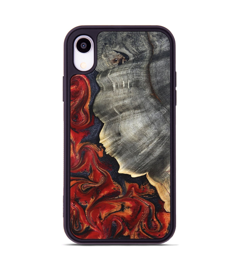 iPhone Xr Wood Phone Case - Lamar (Red, 820499)