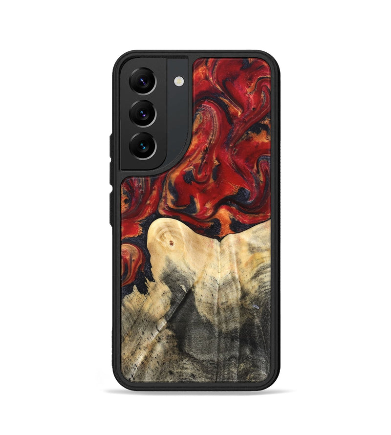 Galaxy S22 Wood Phone Case - Bishop (Red, 820500)