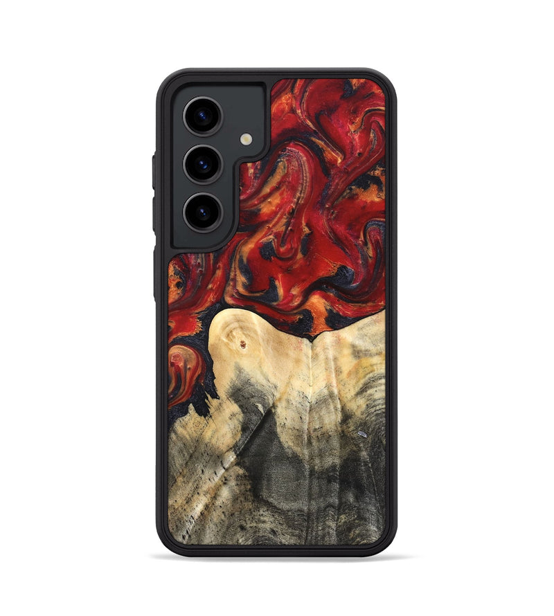 Galaxy S24 Wood Phone Case - Bishop (Red, 820500)