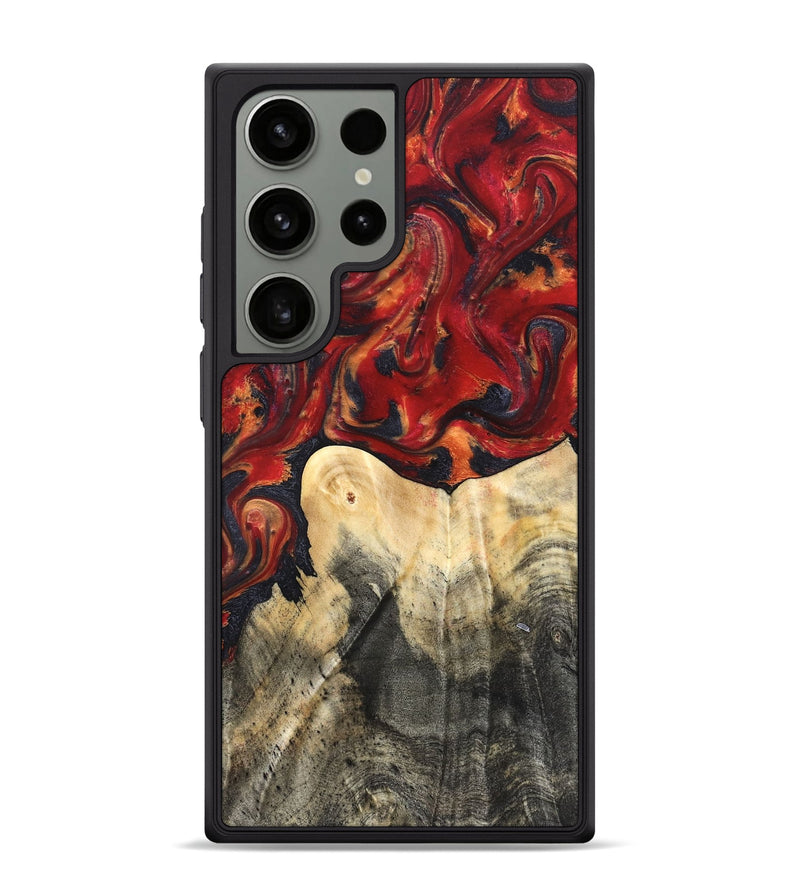 Galaxy S24 Ultra Wood Phone Case - Bishop (Red, 820500)