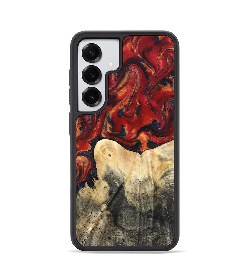 Galaxy S25 Wood Phone Case - Bishop (Red, 820500)