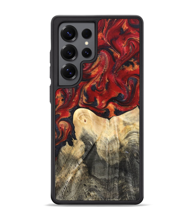 Galaxy S25 Ultra Wood Phone Case - Bishop (Red, 820500)