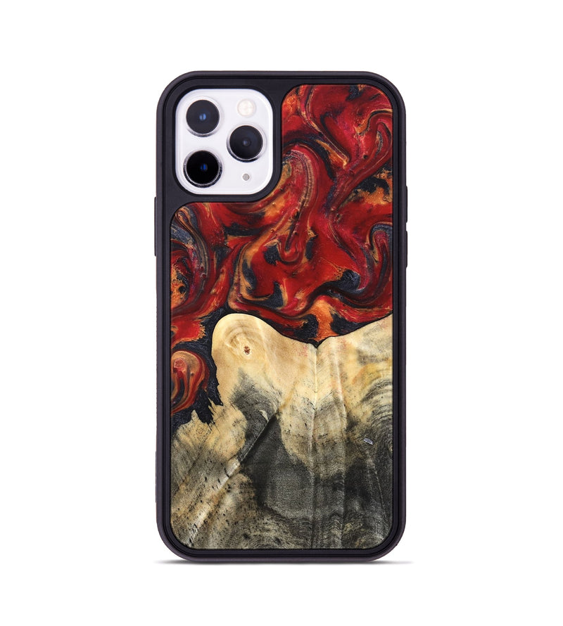 iPhone 11 Pro Wood Phone Case - Bishop (Red, 820500)