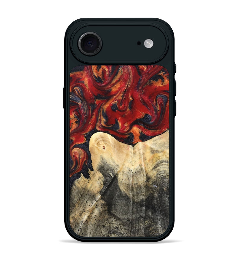 iPhone 17 Air Wood Phone Case - Bishop (Red, 820500)